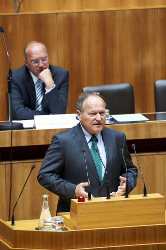 Ing. Hermann Schultes - Nationalratsabgeordneter am Rednerpult