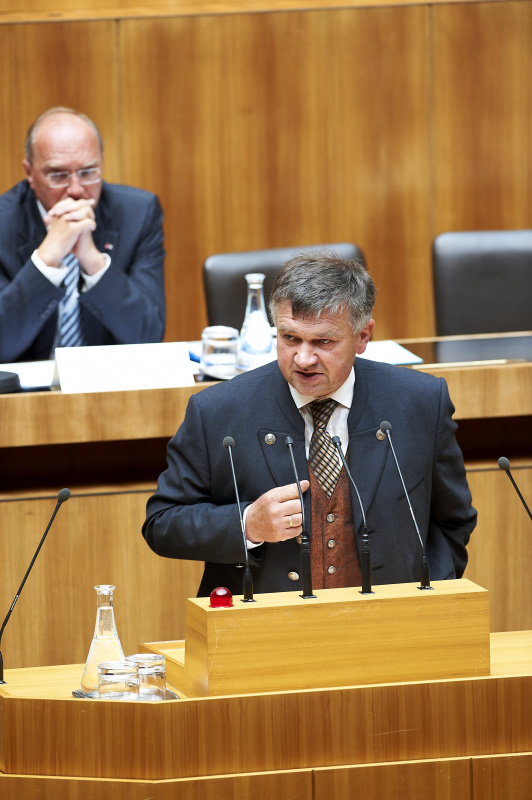 Ök.-Rat KR Joahnn Großpötzl am Rednerpult