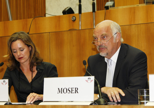 v.li. Angelika Ahrens - ORF und Mag. Johann Moser