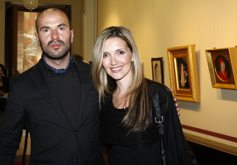 v.li. Gentian Lulani und Veranstaltungsteilnehmerin