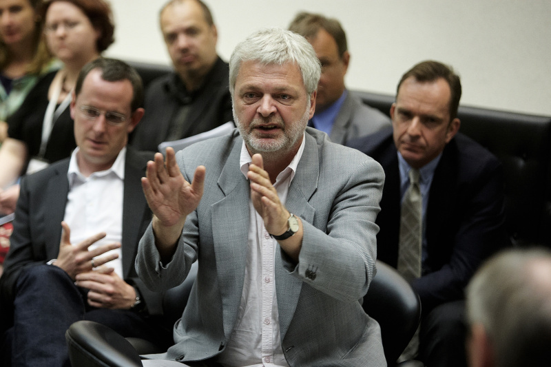 Karl Öllinger - Nationalratsabbgeordneter der  Grünen am Wort