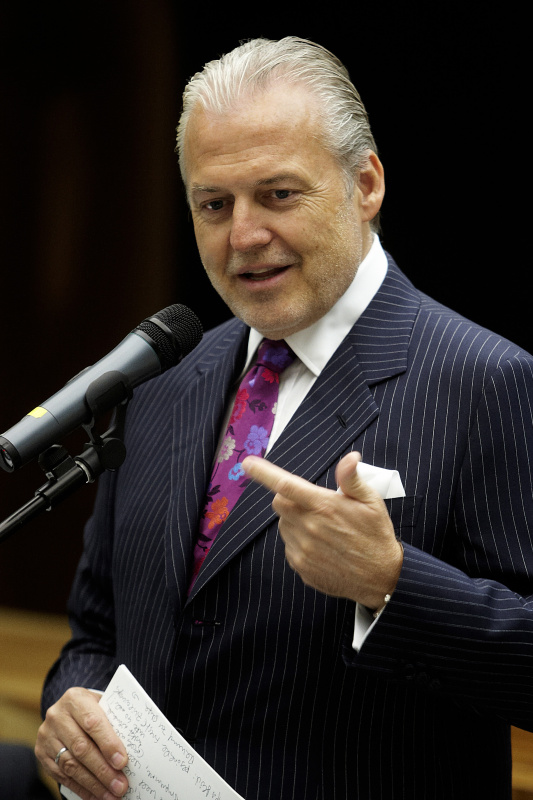 Wolfgang Rosam - Rosam Change Communications GmbH am Mikrofon