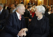 Nationalratspräsident .i.R. Univ.- Prof. Dr. Andreas Khol und Ehefrau