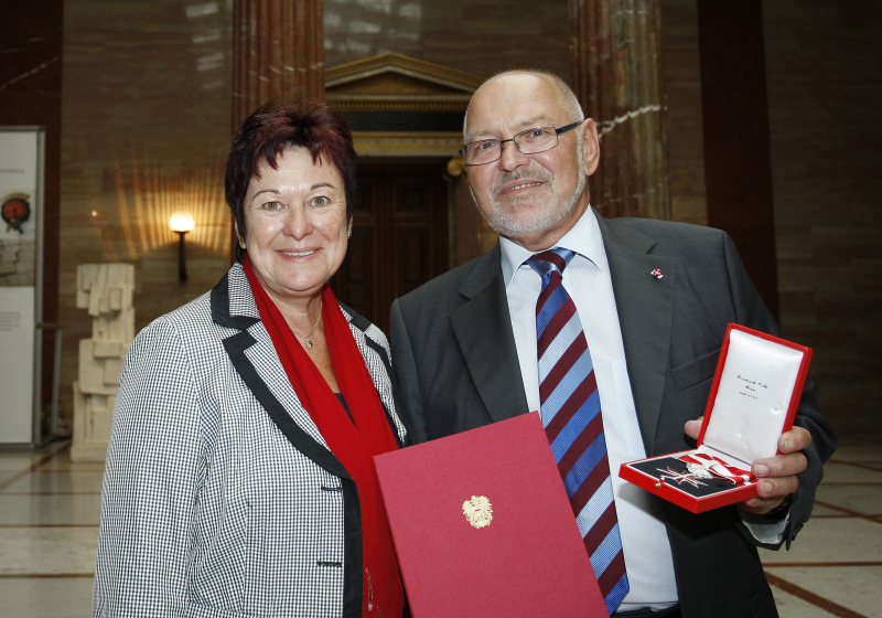 v.li. Mag.a Susanne Neuwirth - Präsidentin des Bundesrates und Reinhard Todt - Vizepräsident des Bundesrates