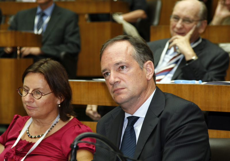 v.li.Rosa Logar - MA - Wiener Interventionsstelle gegen Gewalt in der Familie und Dr. Albin Dearing - European Union Agency for Fundamental Rights (FRA)- Wien