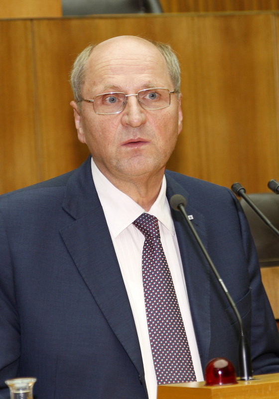 Christoph Badelt - Rector, Vienna University of Economics and Business am Rednerpult