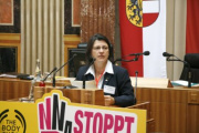 Mag.a Astrid Winkler - ECPAT Österreich am Rednerpult