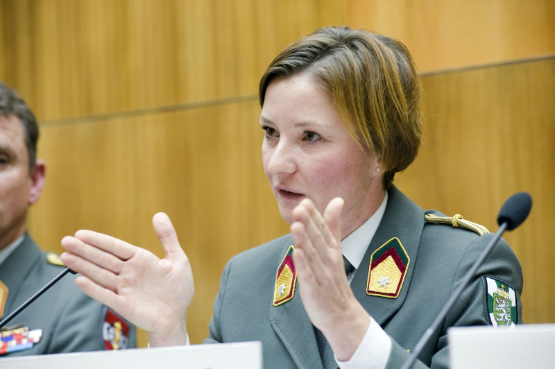 Mjr. Mag.a Carmen Knapp - Rechtsberaterin im Militärkommando Steiermark