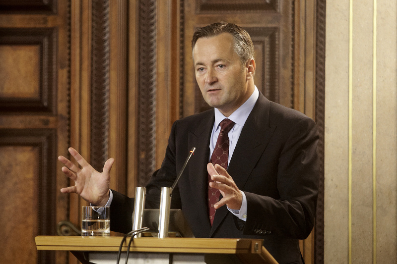 Dr.Hannes Ametsreiter - Generaldirektor der Telekom Austria Group am Rednerpult