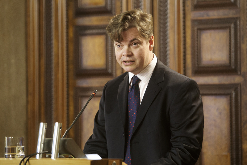 Mag.Christoph Neumayer - Generalsekretär der Industriellenvereinigung am Rednerpult