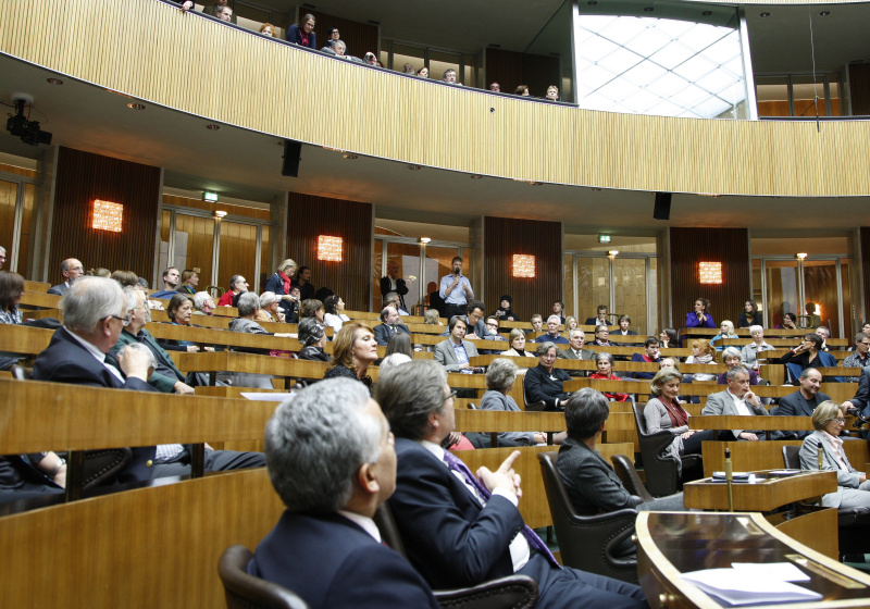 Blick in Richtung VeranstaltungsteilnehmerInnen