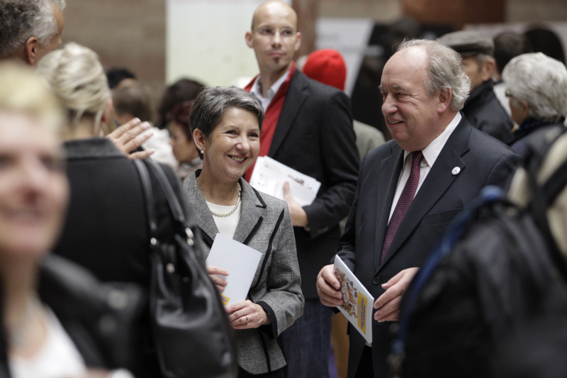 v.li. Nationalratspräsidentin Mag.a Barbara Prammer und Zweite Nationalratspräsident Fritz Neugebauer