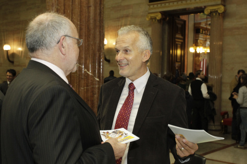 v.re. Rechnungshofpräsident Dr. Josef Moser im Gespräch