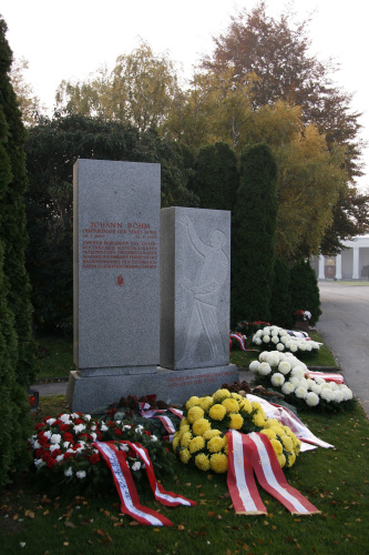 Grab von Johann Böhm am Zentralfriedhof