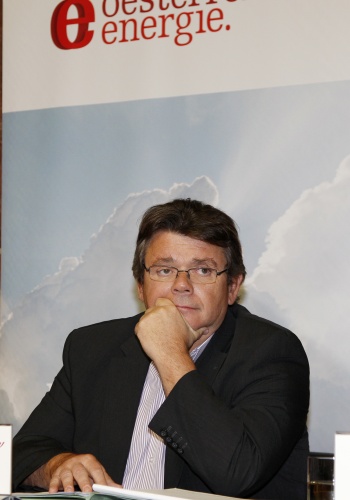 Mag. Wolfgang Katzian - Abgeordneter zum Nationalrat und Energiesprecher der SPÖ am Podium