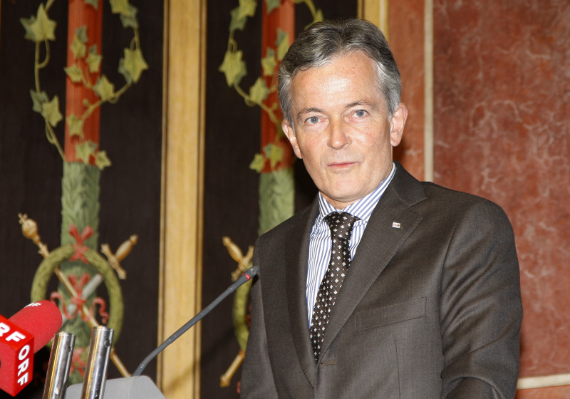 Dr. Peter Layr - Präsident Oesterreichs Energie am Rednerpult