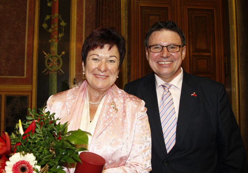 Mag.a Susanne Neuwirth - Präsidentin des Bundesrates mit ihrem Lebensgefährten Dipl.-Ing. Franz Kurz