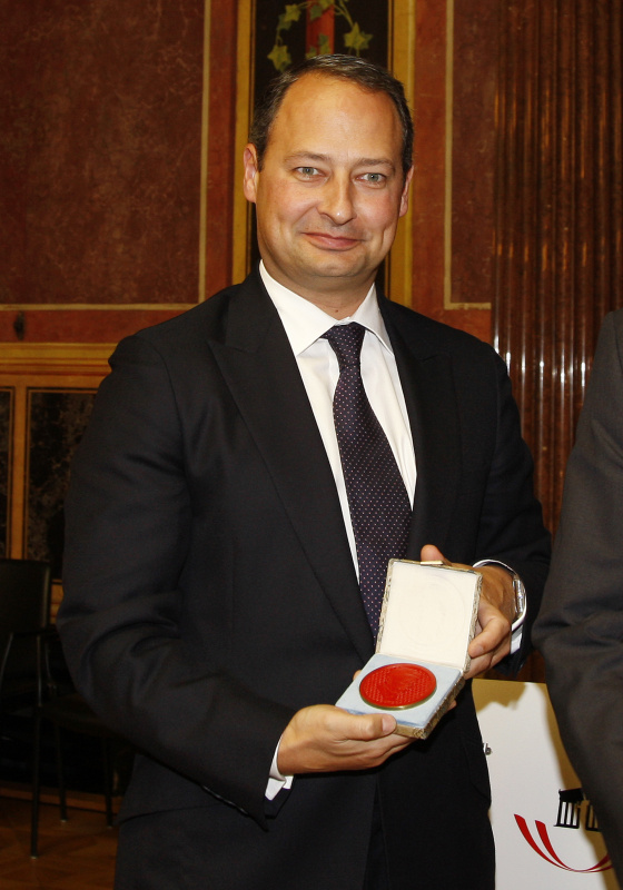 Mag. Andreas Schieder - Staatssekretär im Bundesministerium für Finanzen mit der Rosthornmedaille