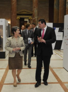 v.li. Mag.a Barbara Prammer - Nationalratspräsidentin und Maros Sefcovic - Vizepräsident der Europäischen Kommission