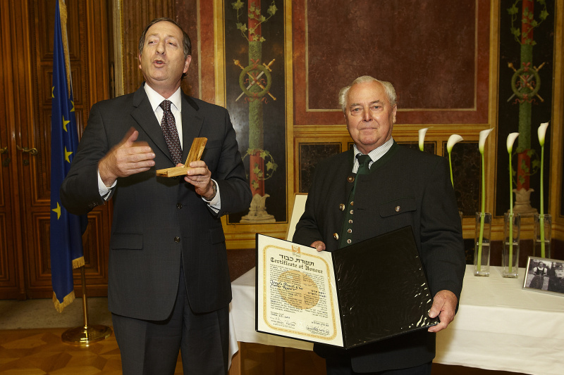 v.links: Aviv Shir-On - Botschafter des Staates Israel und Anton Posch