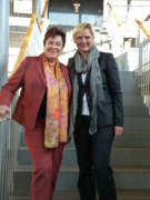 v.li. Mag.a Susanne Neuwirth - Bundesratspräsidentin und Sandra Frauenberger - Wiener Stadträtin