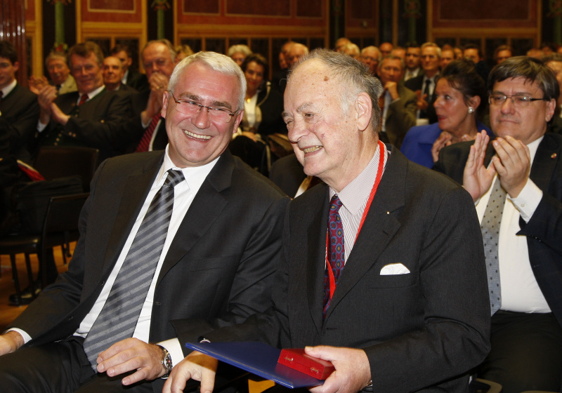 v.li. Mag. Dr. Martin Graf - Dritter Präsident des Nationalrates und em.Univ.-Prof. Dr. Gerhard Pendl