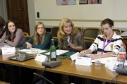 Jugendparlament 2011 mit Salzburger SchuelerInnen, Ausschusssitzung mit Nationalratsabgeordnete Dr.in Susanne Winter (FPOE), Lokal III