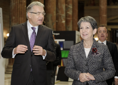v.li. Präsident der luxemburgischen Abgeordnetenkammer Laurent Mosar, Nationalratspräsidentin Mag.a Barbara Prammer