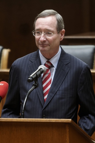 Dr.Christoph Leitl - Wirtschaftskammerpräsident am Rednerpult