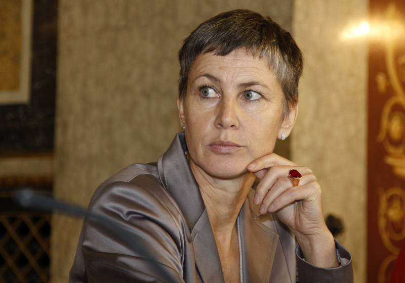Blick in Richtung Veranstaltungsteilnehmerin