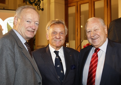 v.li.  Seniorenratspräsident Andreas Khol, Bundesratspräsident Gregor Hammerl und Seniorenratspräsident Karl Blecha