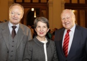 v.li. Seniorenratspräsident Andreas Khol, Nationalratspräsidentin Barbara Prammer und Seionrorenratspräsident Karl Blecha