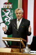 Bundesratspräsident Gregor Hammerl während seiner Antrittsrede