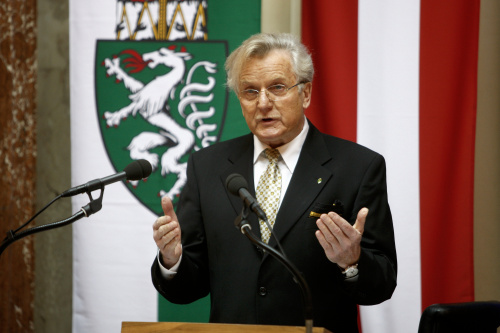 Bundesratspräsident Gregor Hammerl während seiner Antrittsrede