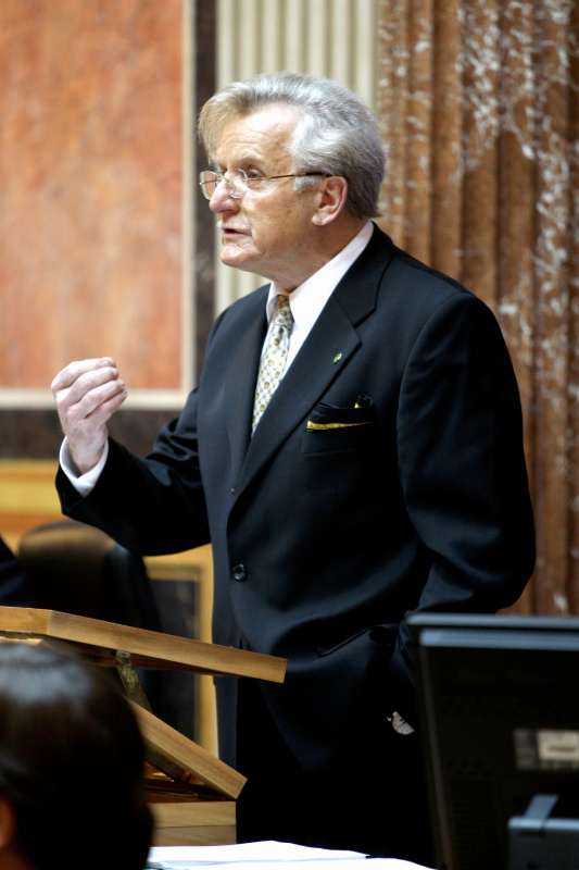 Bundesratspräsident Gregor Hammerl während seiner Antrittsrede