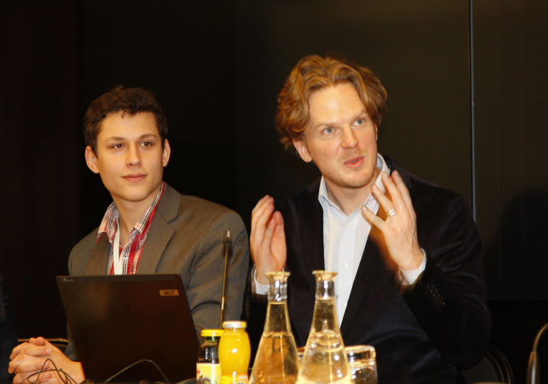 v.li. Alexander Mottl - HAK 1 Salzburg und ÖIAT Geschäftsführer Bernhard Jungwirth