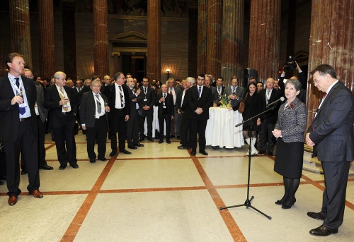 Nationalratspräsidentin Barbara Prammer bei ihrer Rede