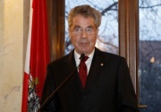 Bundespräsident Heinz Fischer am Rednerpult