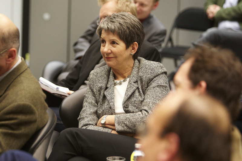 Nationalratspräsidentin Barbara Prammer im Publikum