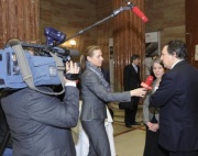 ORF-Interview mit Nationalratspräsidentin Barbara Prammer und dem Präsidenten der Europäischen Kommission José Manuel Barroso