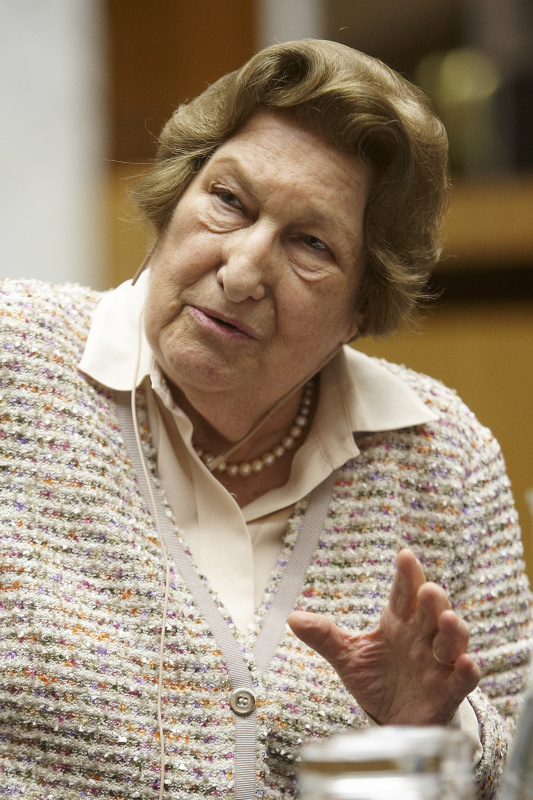 Maria Schaumayer am Wort