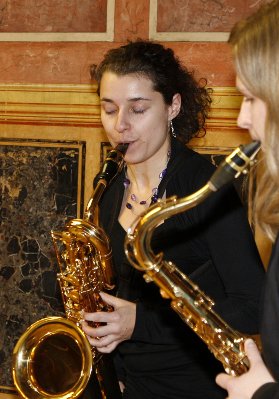 Musikalische Untermalung durch Sax4Femme