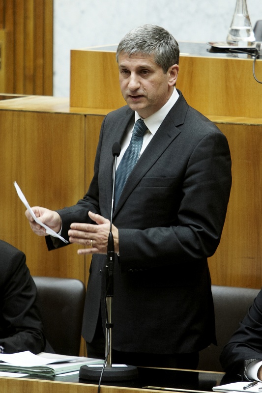 Aussenminister und Vizekanzler Michael Spindelegger am Wort