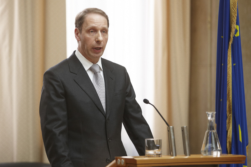 Laudator Peter Rössler am Rednerpult