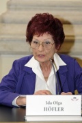 Präsidentin des Vereins "Helikon" Ida Olga Höfler