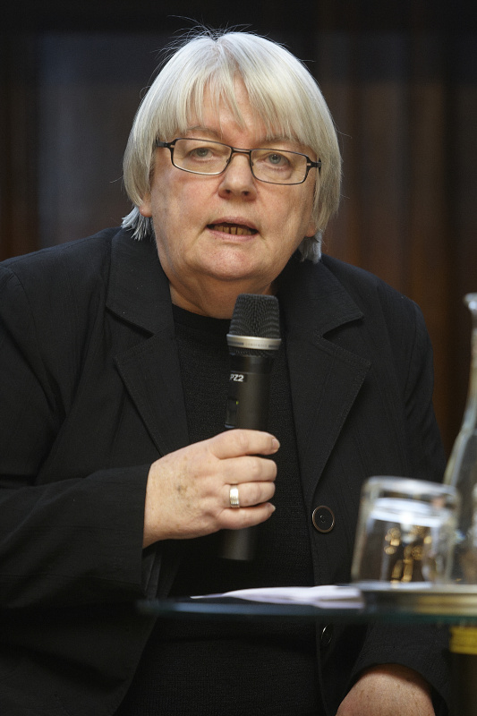 Preisträgerin Eva Kreisky am Wort