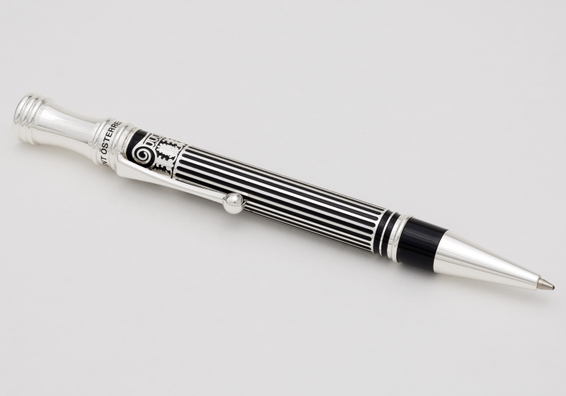Kugelschreiber, schwarz- silber