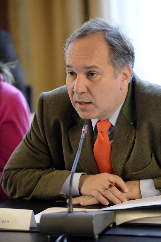 Nationalratsabgeordneter Walter Rosenkranz (F)