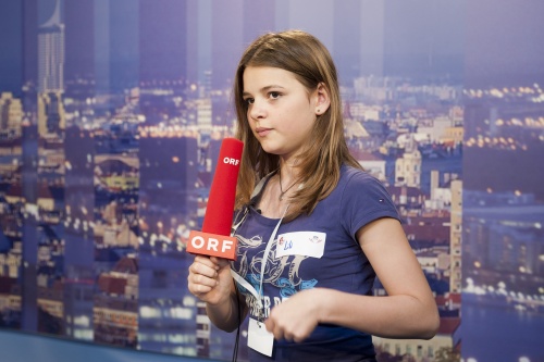 Teilnehmerin im ORF-Stadtstudio