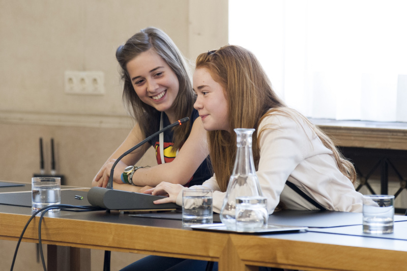 Blick in Richtung Veranstaltungsteilnehmerinnen